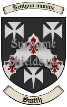 Smith (England) surname shield (coat-of-arms or family crest) image